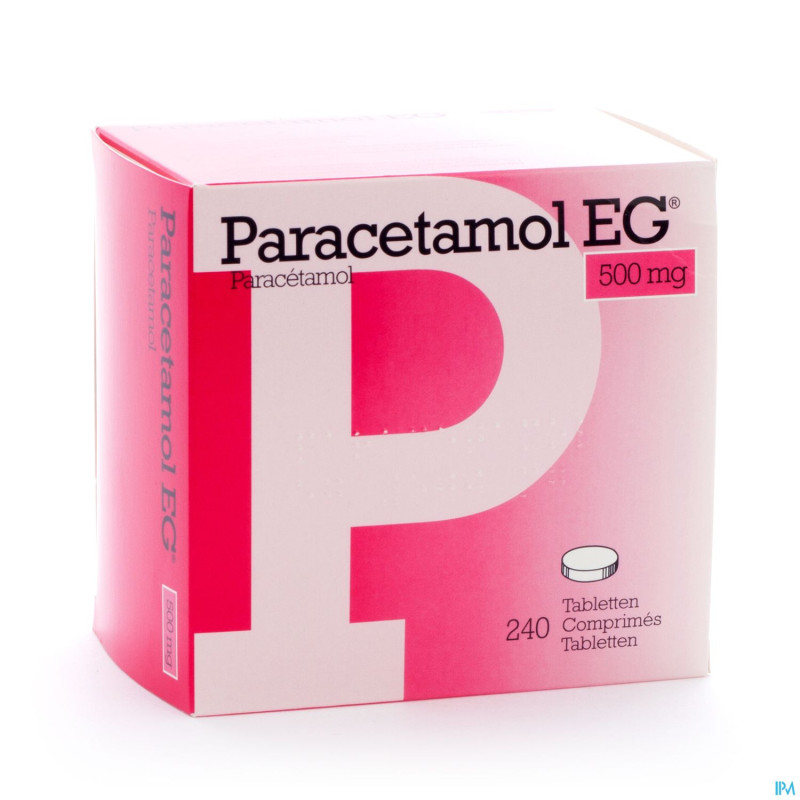 Paracetamol eg comp 240 x 500 mg