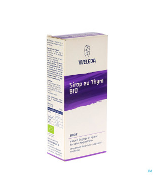 Weleda sirop au thym bio    200ml
