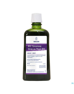 Weleda sirop au thym bio    200ml