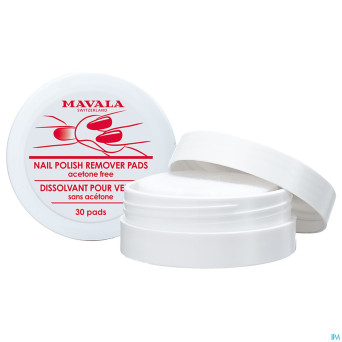Mavala ongles remover pads 30
