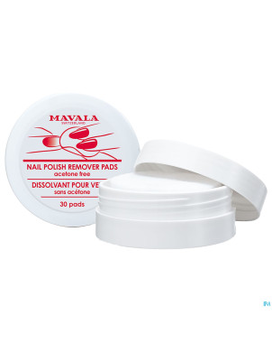 Mavala ongles remover pads 30