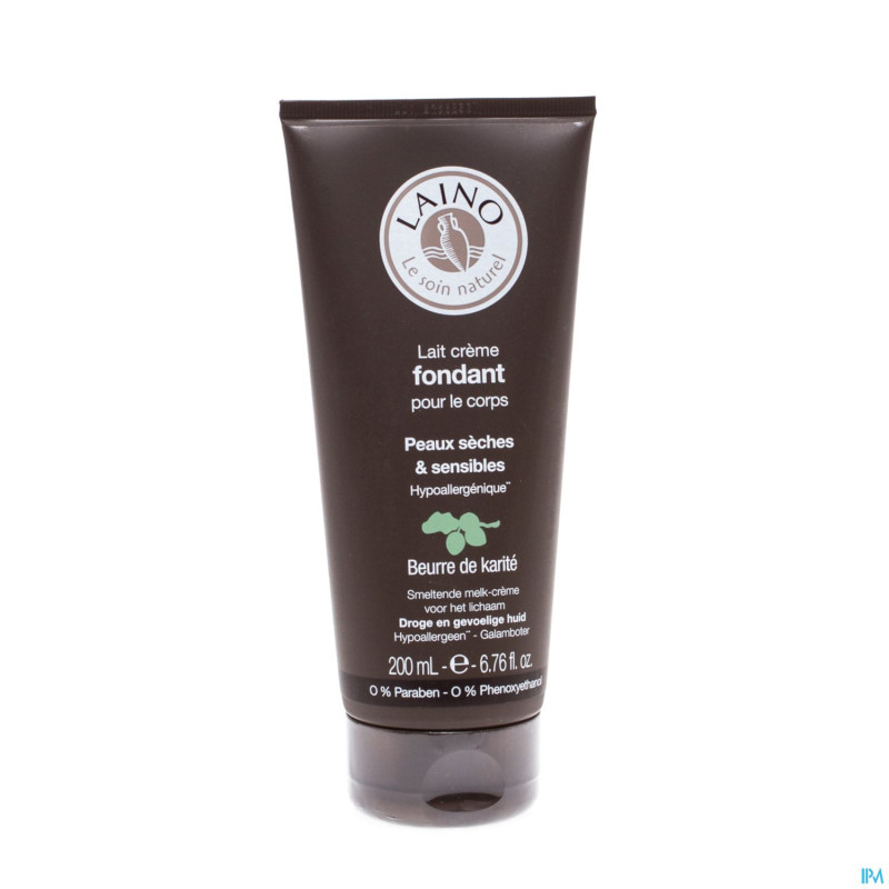 Laino lait creme fondant beurre karite  tube 200ml