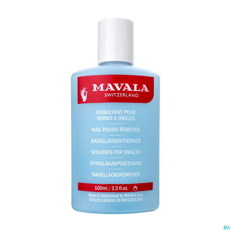 Mavala ongles dissolvant fl bleu 100ml
