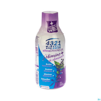 4321 ultra draineur cassis 280ml