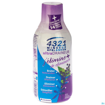 4321 ultra draineur cassis 280ml