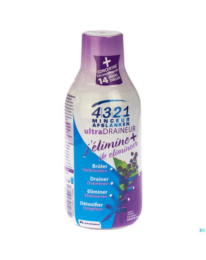 4321 ultra draineur cassis 280ml