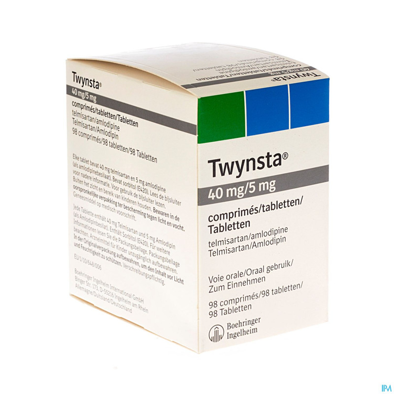 Twynsta 40 mg/ 5 mg comp 98 x 40 mg