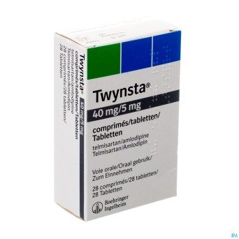 Twynsta 40 mg/ 5 mg comp 28 x 40 mg
