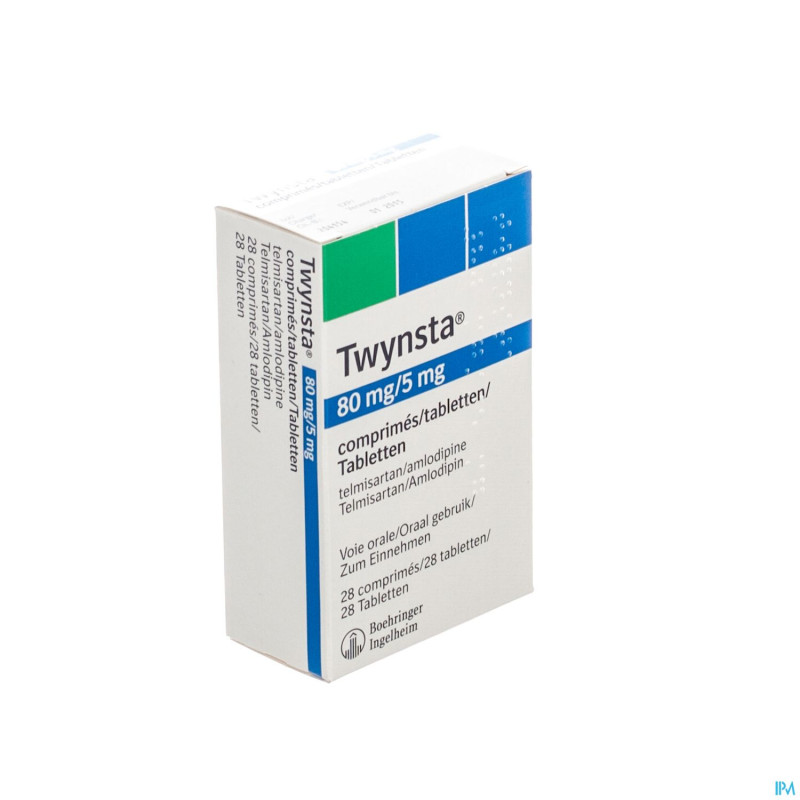 Twynsta 80 mg/ 5 mg comp 28 x 80 mg