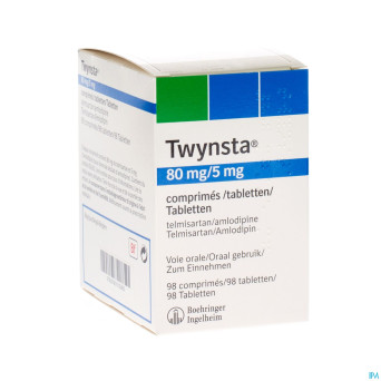 Twynsta 80 mg/ 5 mg comp 98 x 80 mg