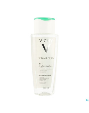 Vichy normaderm sol micellaire p sens-p.imp. 200ml