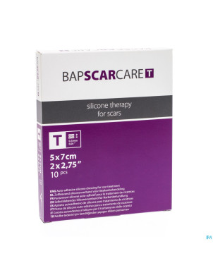Bap scar care t pans fin transp   5x 7cm 10 600507
