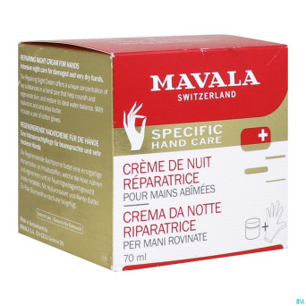 Mavala mains creme nuit reparatrice 75ml