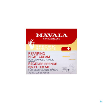 Mavala mains creme nuit reparatrice 75ml