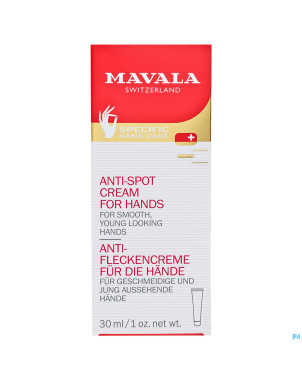 Mavala mains creme anti taches 30ml