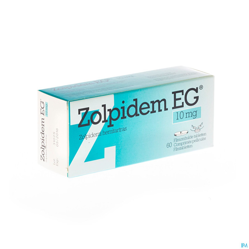 Zolpidem eg 10 mg comp pell 60 x 10 mg