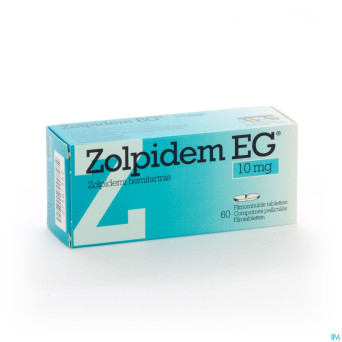 Zolpidem eg 10 mg comp pell 60 x 10 mg