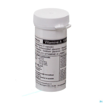 Vitamine a retinol 3.333iu perles  100 lambo