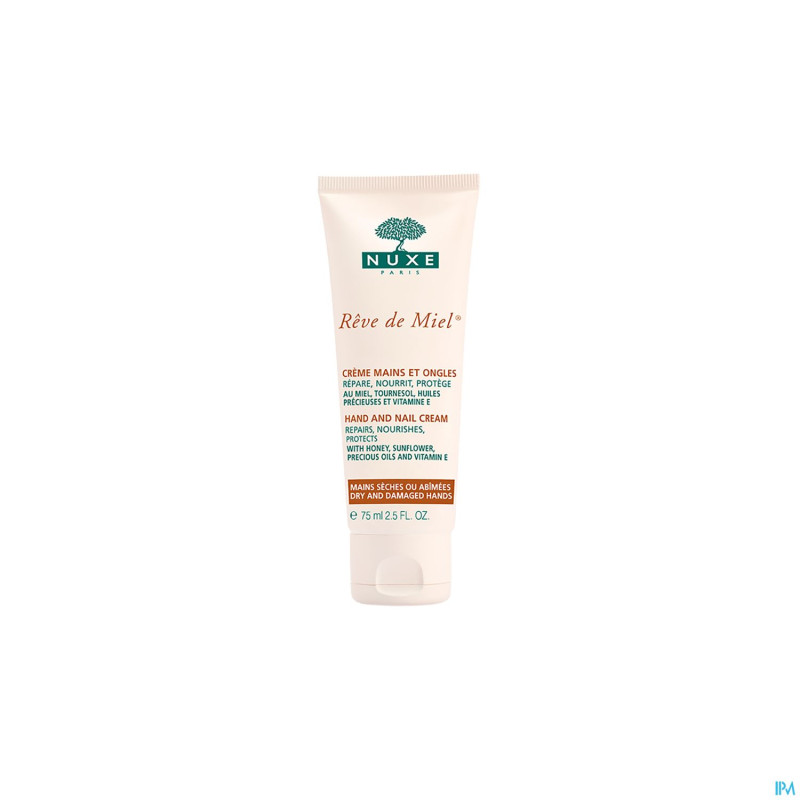 Nuxe reve de miel creme mains-ongles tube 75ml