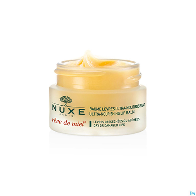 Nuxe reve de miel baume levres ultra nour.pot 15ml