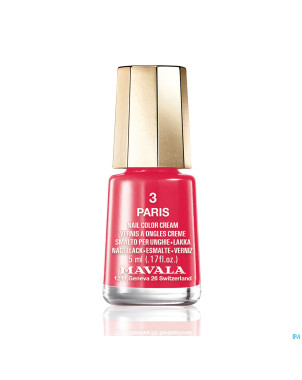 Mavala vao mini color 03 paris  5ml