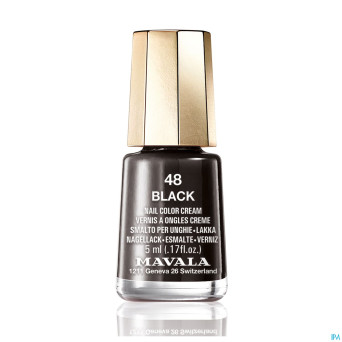 Mavala vao mini color 48 black  5ml
