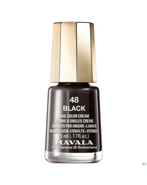 Mavala vao mini color 48 black  5ml