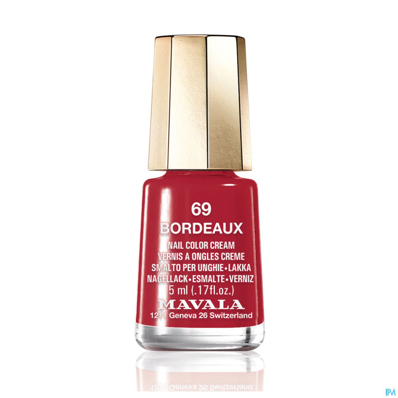 Mavala vao mini color 69 bordeaux    5ml