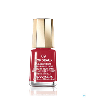 Mavala vao mini color 69 bordeaux    5ml