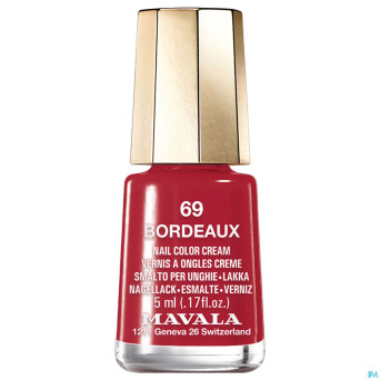 Mavala vao mini color 69 bordeaux    5ml
