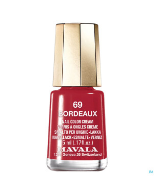 Mavala vao mini color 69 bordeaux    5ml