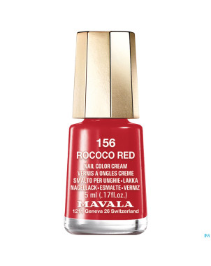 Mavala vao carrousel color 156 rococo red    5ml