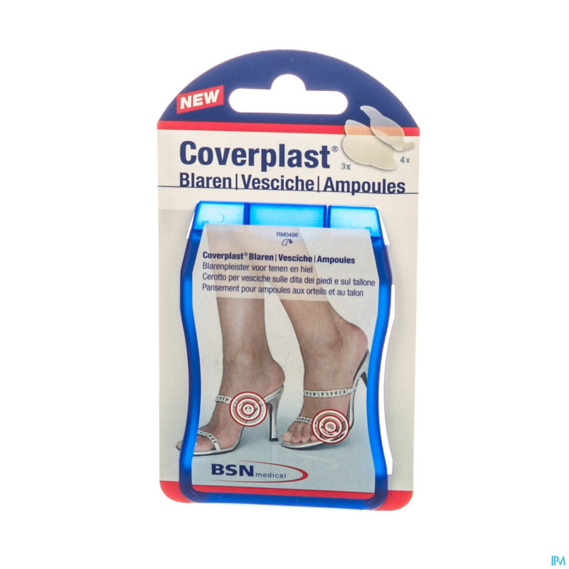 Coverplast blister hydrocol. 17x59mm 4 + 35x61mm 3