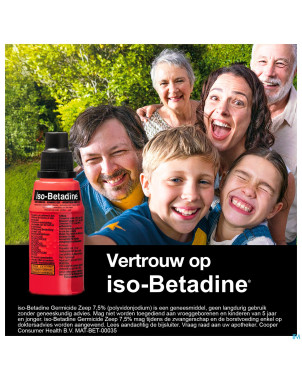 Iso betadine savon germicide 7,5%    125ml