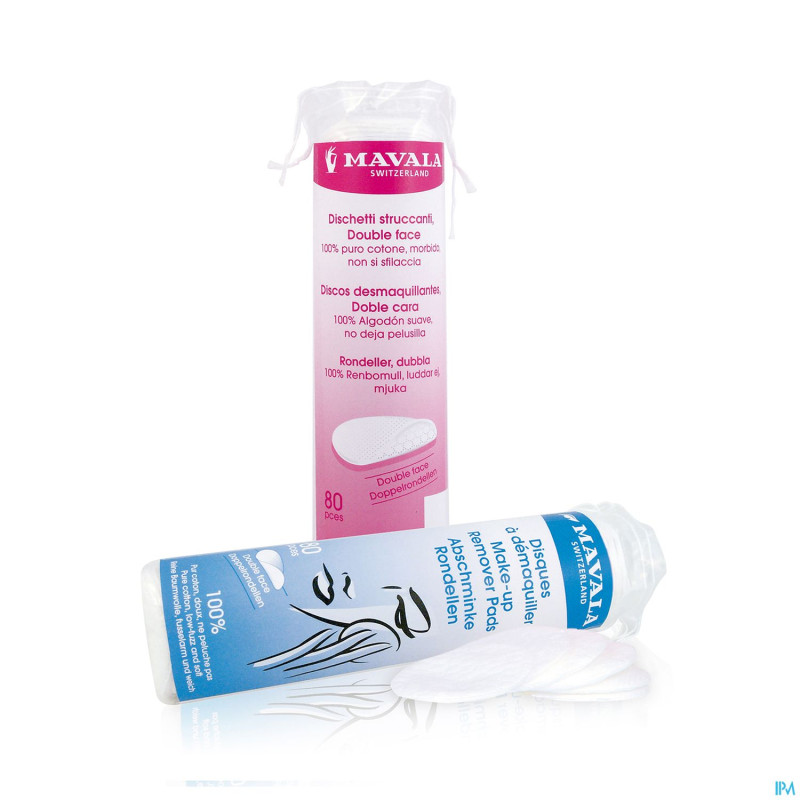 Mavala eye-lite eye make up remover pads 75