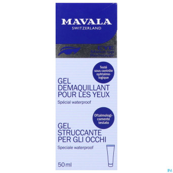 Mavala eye-lite gel demaq yeux azulene 50ml