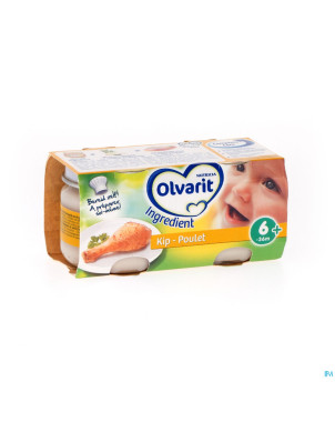 Olvarit ingredient poulet    pot 2x80g 123224