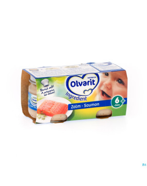 Olvarit ingredient saumon    pot 2x80g 123221