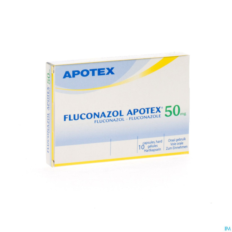 Fluconazol apotex  50 mg caps 10
