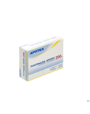 Fluconazol apotex 200 mg caps 20