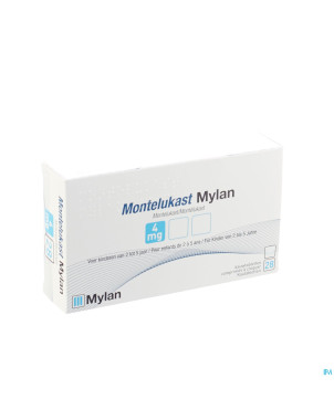 Montelukast mylan 4 mg comp macher 28 x 4 mg