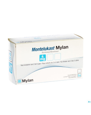 Montelukast mylan 4 mg comp macher 56 x 4 mg
