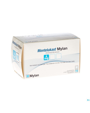 Montelukast mylan 4 mg comp macher 98 x 4 mg