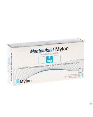 Montelukast mylan 5 mg comp macher 28 x 5 mg