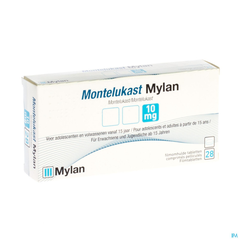 Montelukast mylan 10 mg comp pell 28 x 10 mg