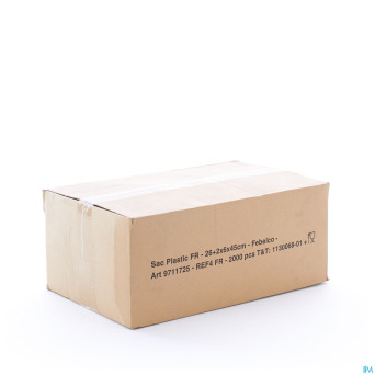 Sac plastic 45x26,0cm  2000 febelco