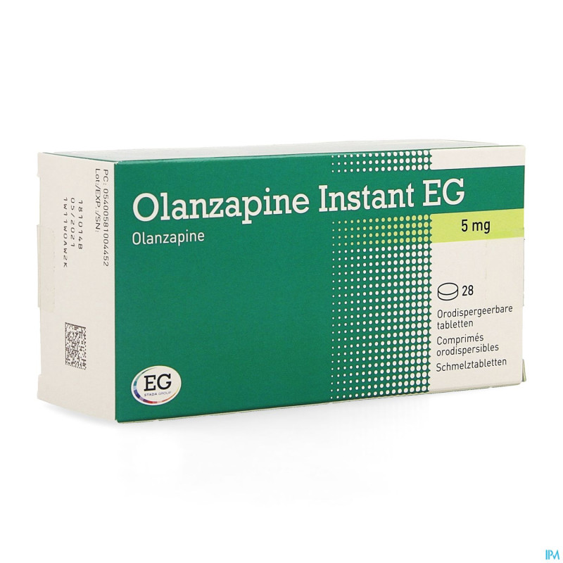 Olanzapine instant 5mg eg comp orodisp 28x5mg