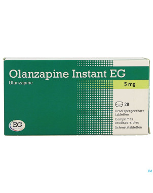 Olanzapine instant 5mg eg comp orodisp 28x5mg