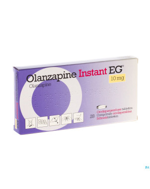 Olanzapine instant 10mg eg comp orodisp 28x10mg