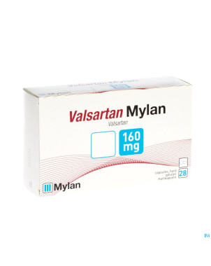 Valsartan mylan 160 mg caps  28 x 160 mg
